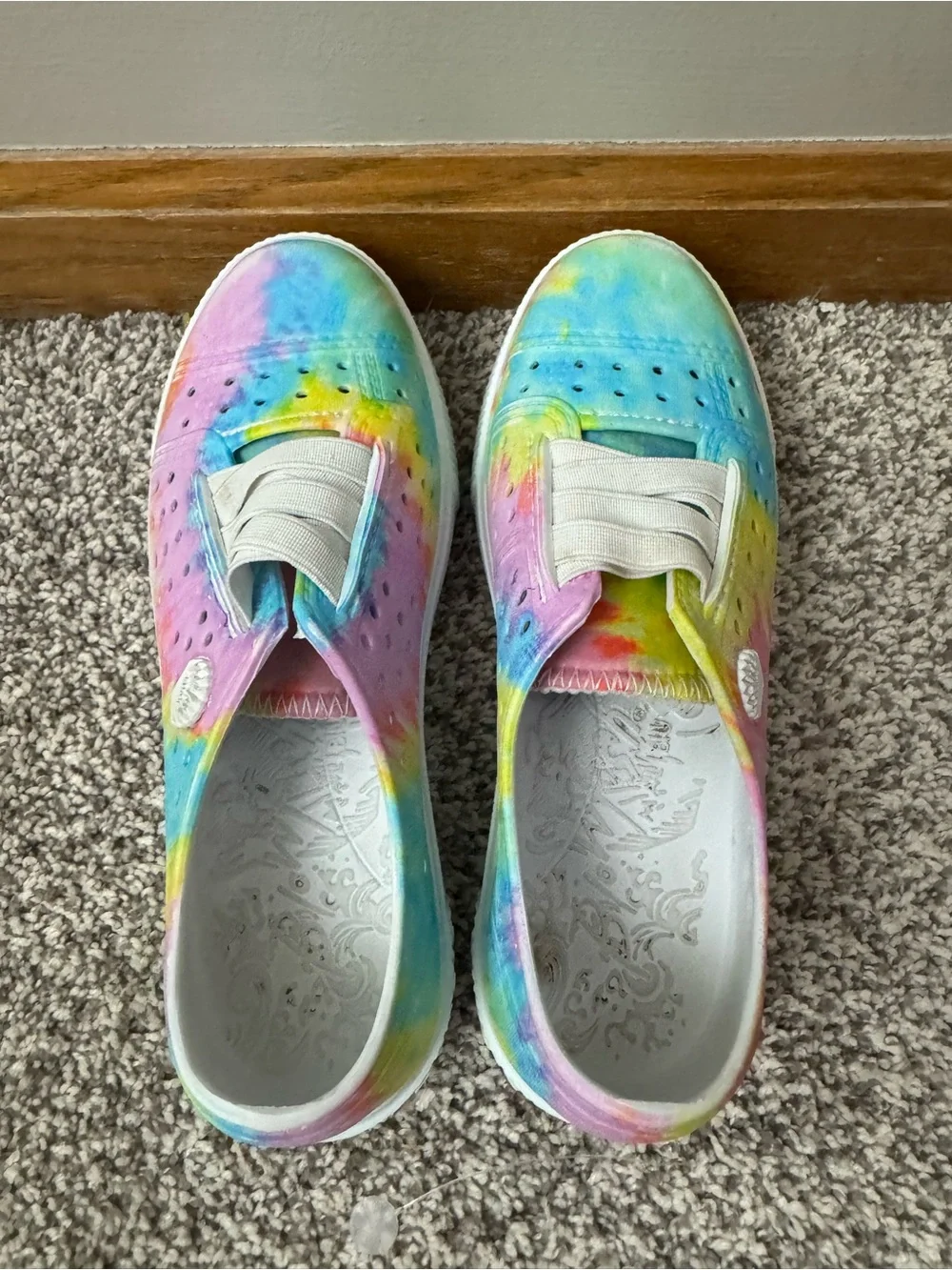 Girls Blowfish Tie-Dye Slip-On Water Shoes Size 13